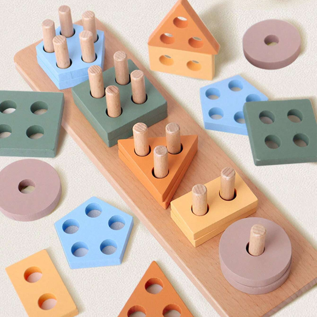Montessori Sensory Activity Puzzle & Learning Toy Set
