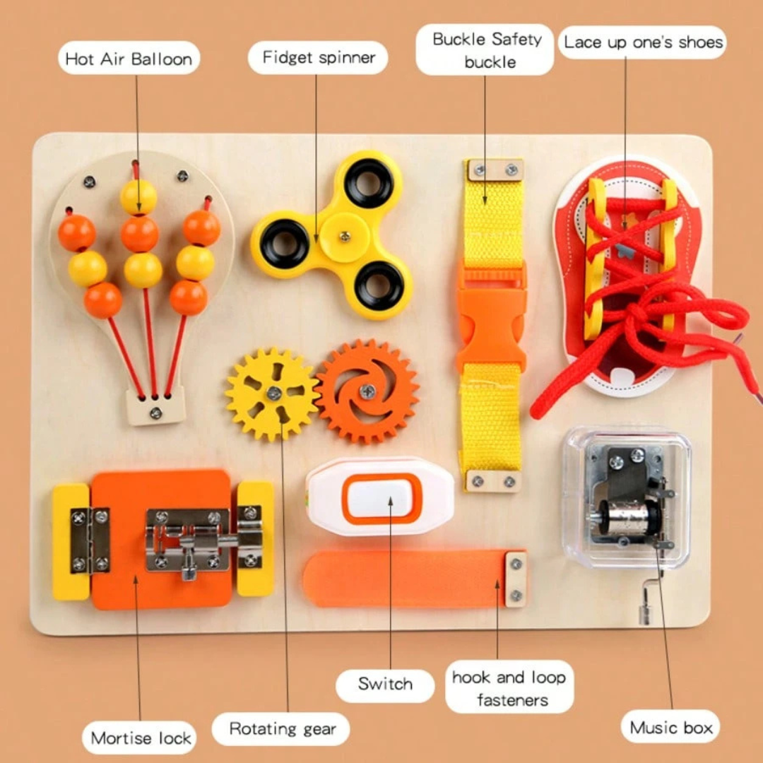 Little Explorer Montessori Busy Board
